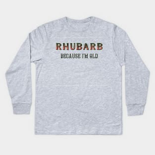 Rhubarb #2 Kids Long Sleeve T-Shirt